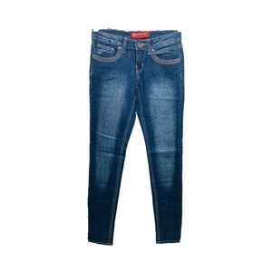 Red Rivet Junior's Jean's Blue Skinny 5-Pocket Embellished Denim Size 1 X 32